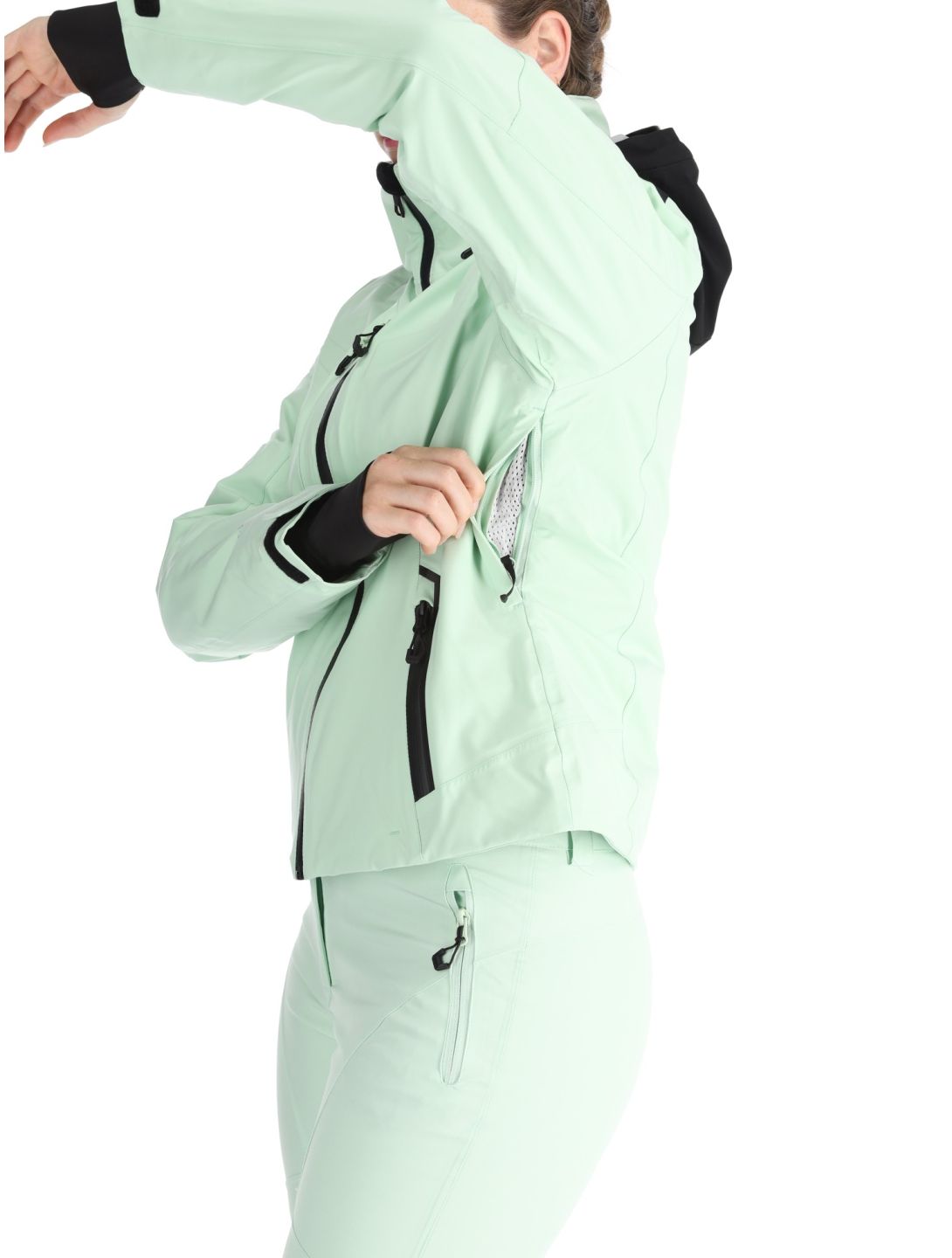 Icepeak, Fayette veste de ski femmes Aloe vert 