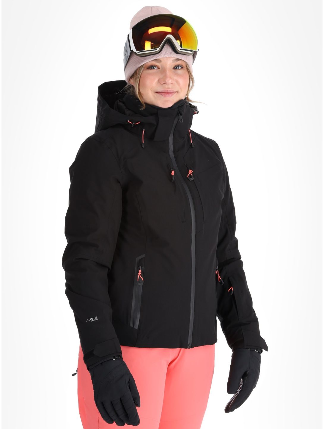 Icepeak, Fayette veste de ski femmes Black noir 