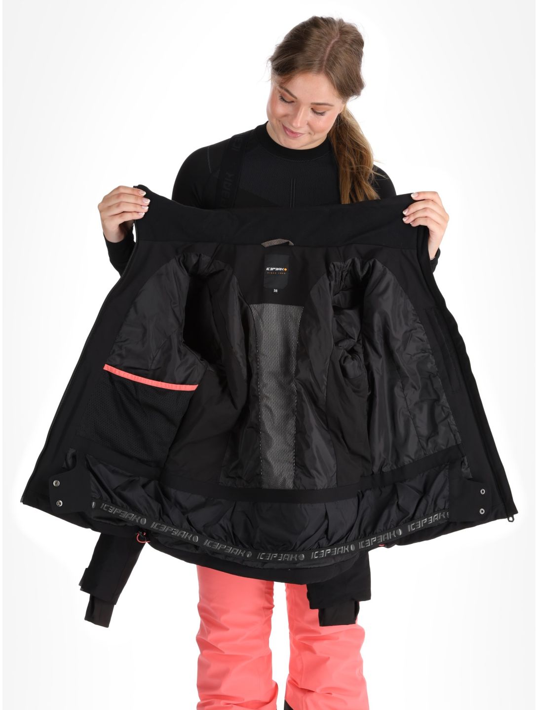 Icepeak, Fayette veste de ski femmes Black noir 