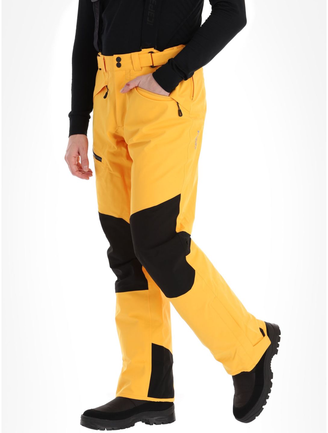 Icepeak, Ferrara pantalon de ski hommes Yellow jaune 