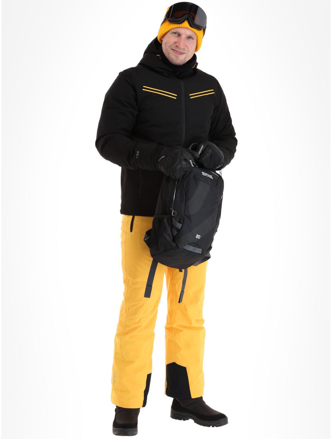 Icepeak, Festus veste de ski hommes Black noir 