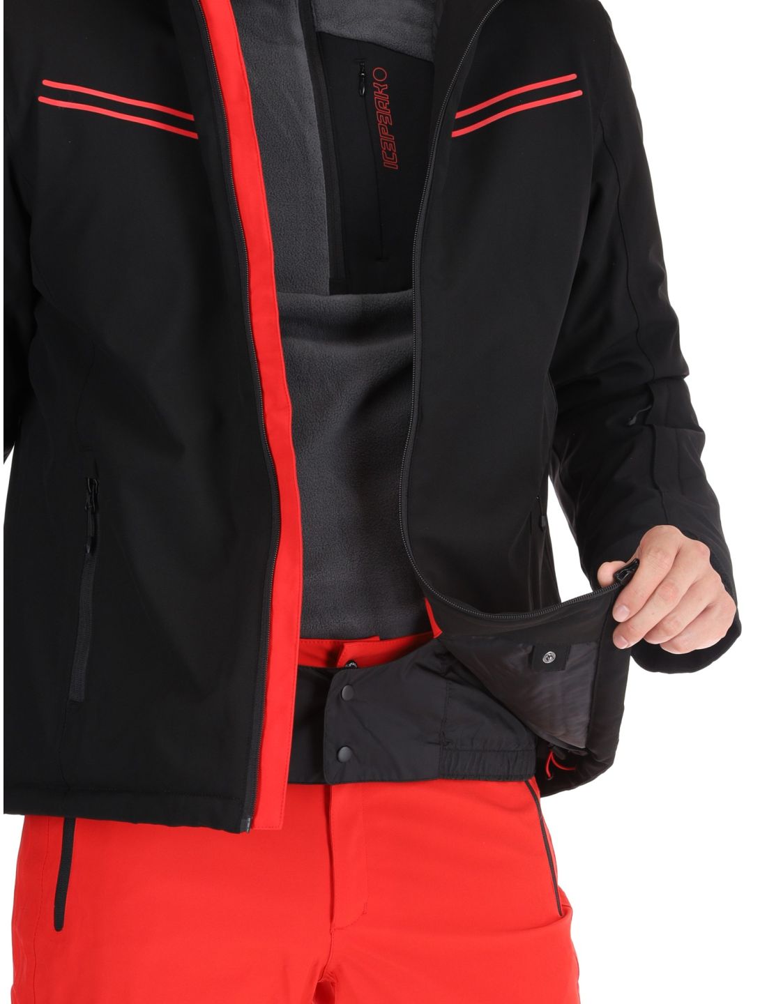 Icepeak, Festus veste de ski hommes Black noir 