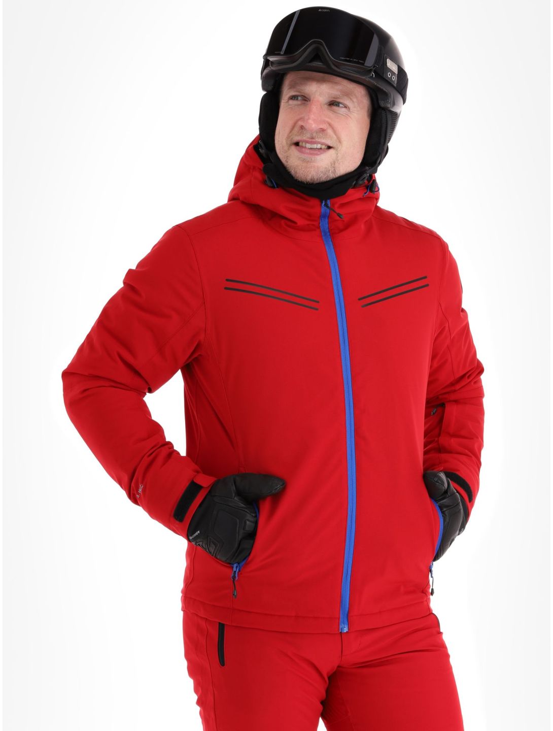 Icepeak, Festus veste de ski hommes Burgundy bordeaux 