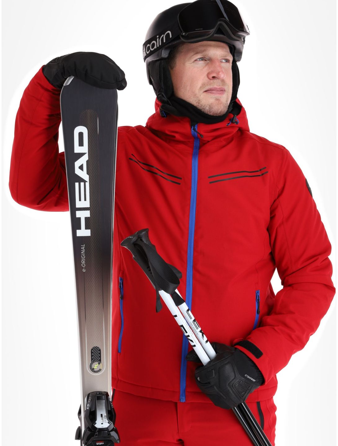 Icepeak, Festus veste de ski hommes Burgundy bordeaux 