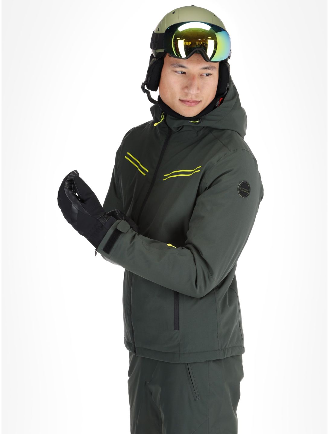 Icepeak, Festus veste de ski hommes Dark Olive vert 