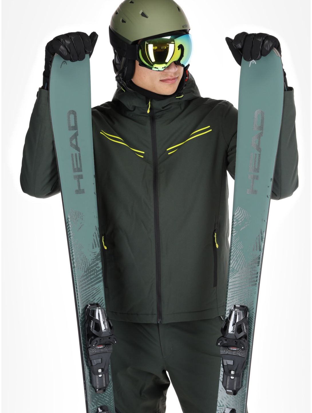 Icepeak, Festus veste de ski hommes Dark Olive vert 