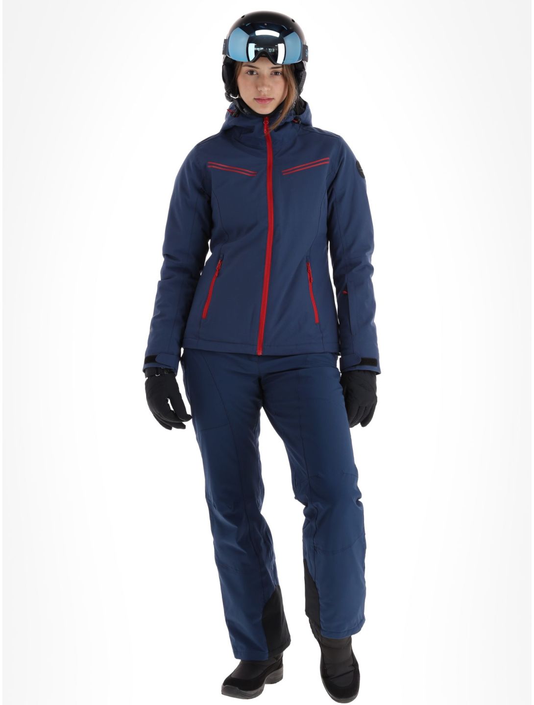 Icepeak, Fife veste de ski femmes Dark Blue bleu 