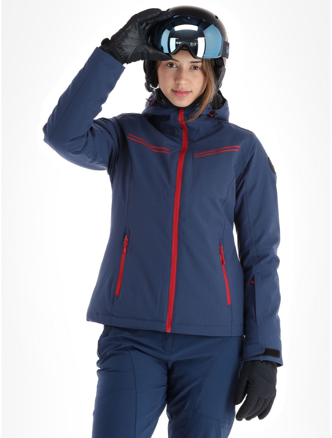 Icepeak, Fife veste de ski femmes Dark Blue bleu 