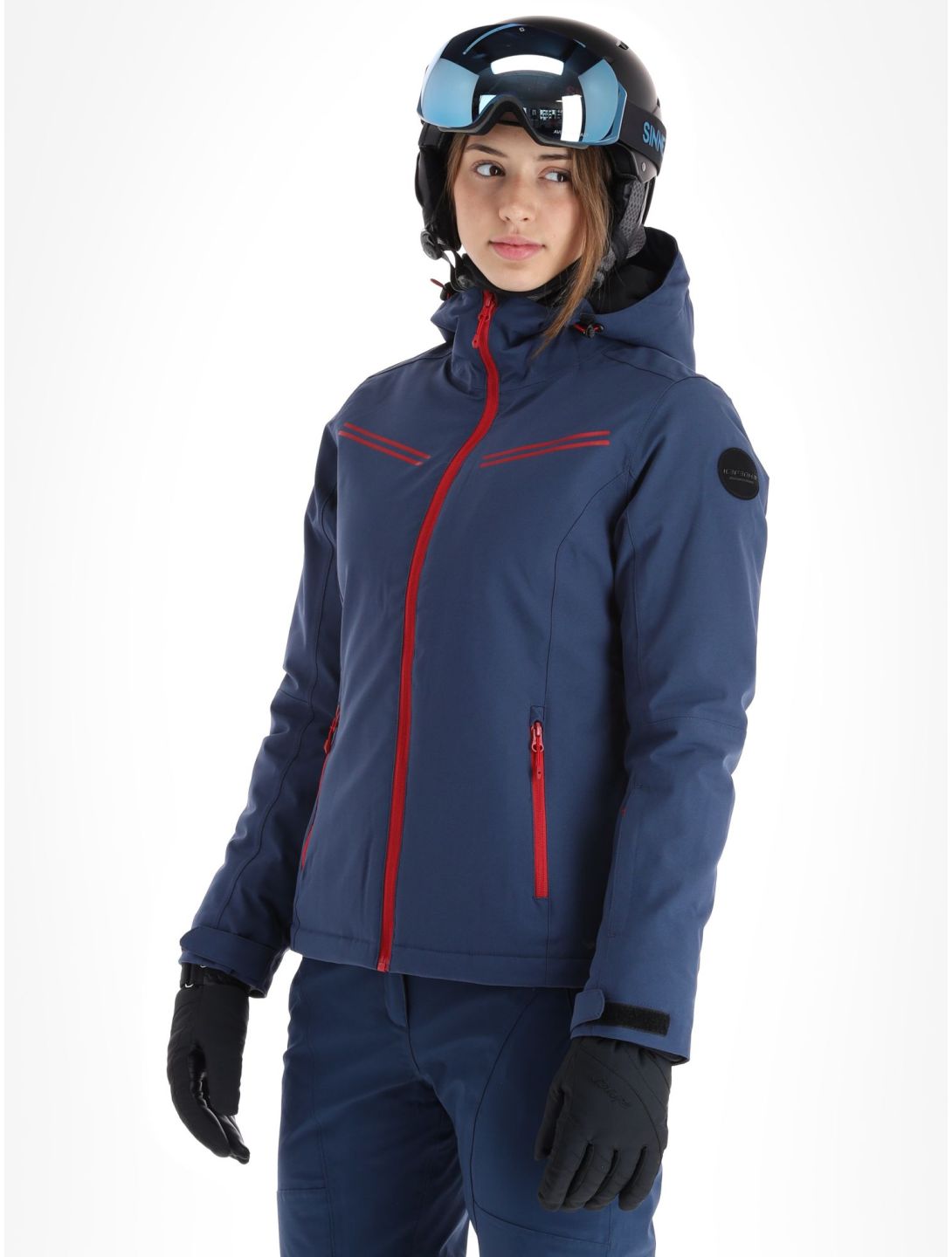 Icepeak, Fife veste de ski femmes Dark Blue bleu 