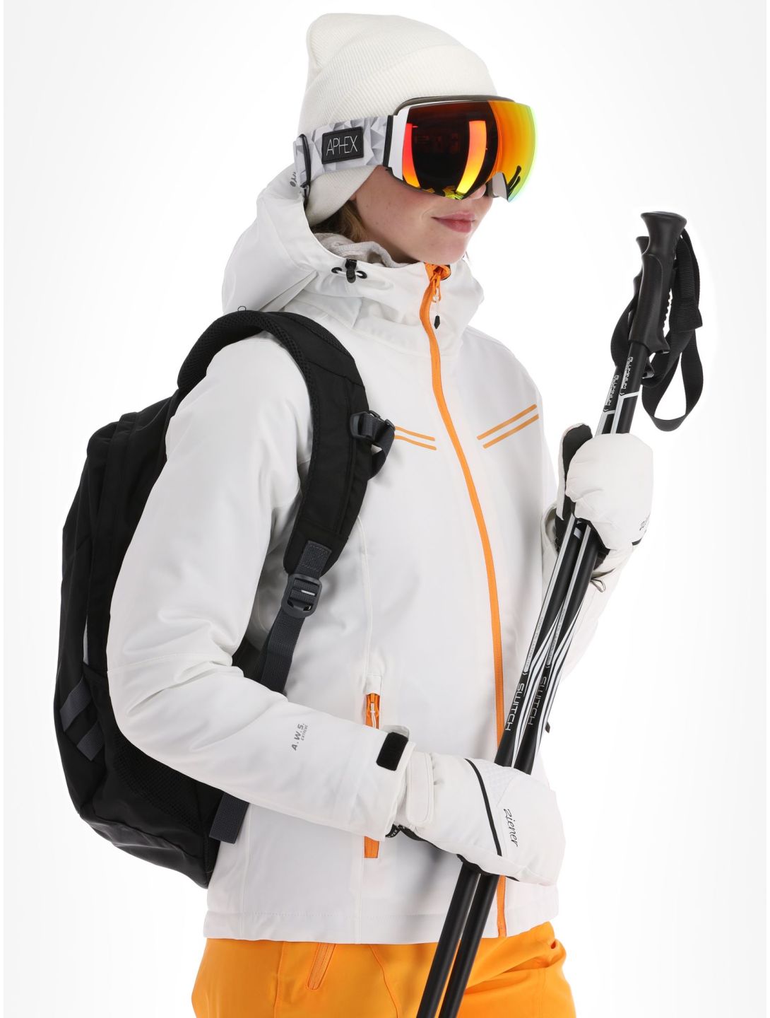 Icepeak, Fife veste de ski femmes Optic White blanc 