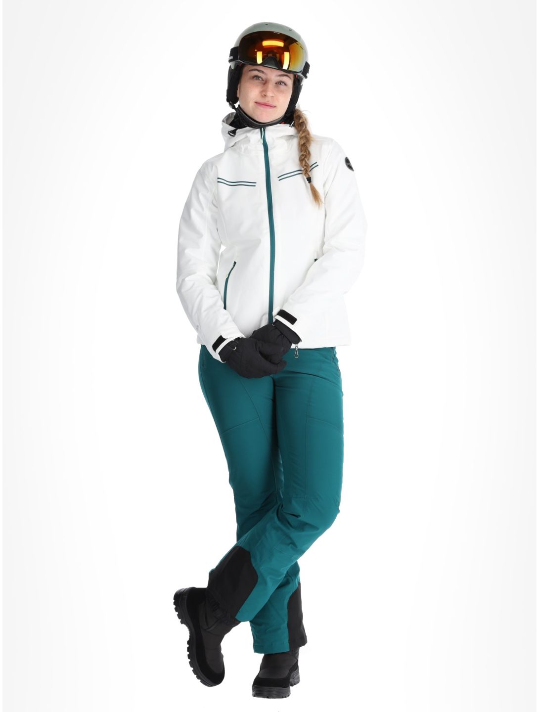 Icepeak, Fife veste de ski femmes Optic White blanc 