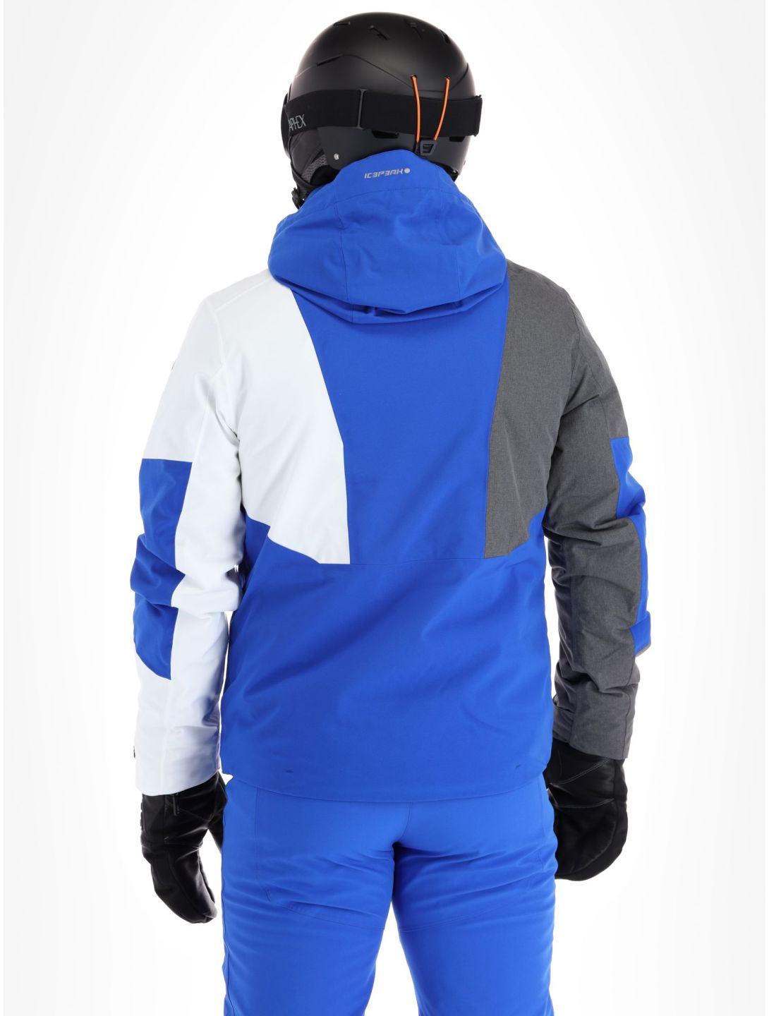 Icepeak, Fircrest veste de ski hommes Blue blanc, gris 