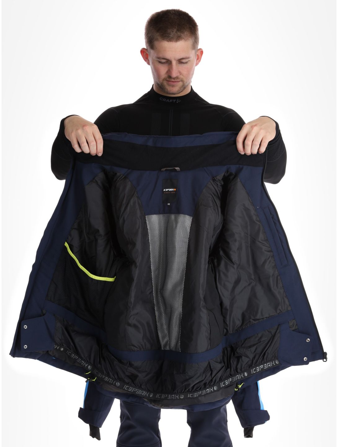 Icepeak, Fircrest veste de ski hommes Dark Blue bleu 