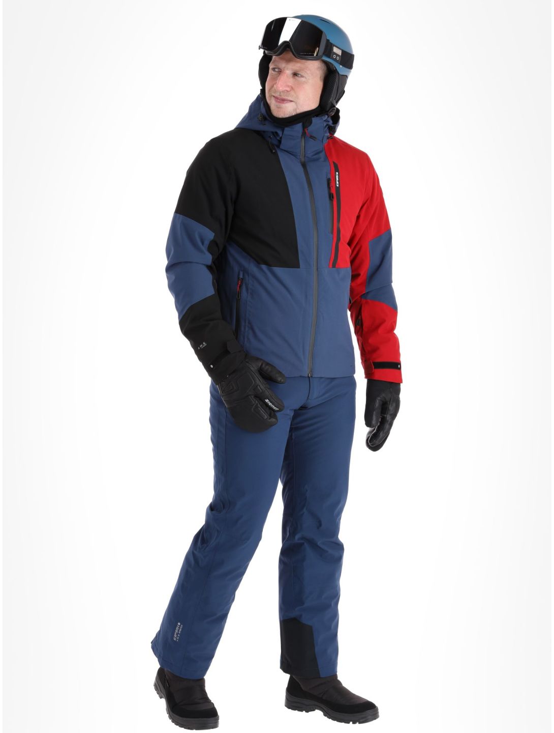 Icepeak, Fircrest veste de ski hommes Dark Blue noir, rouge 