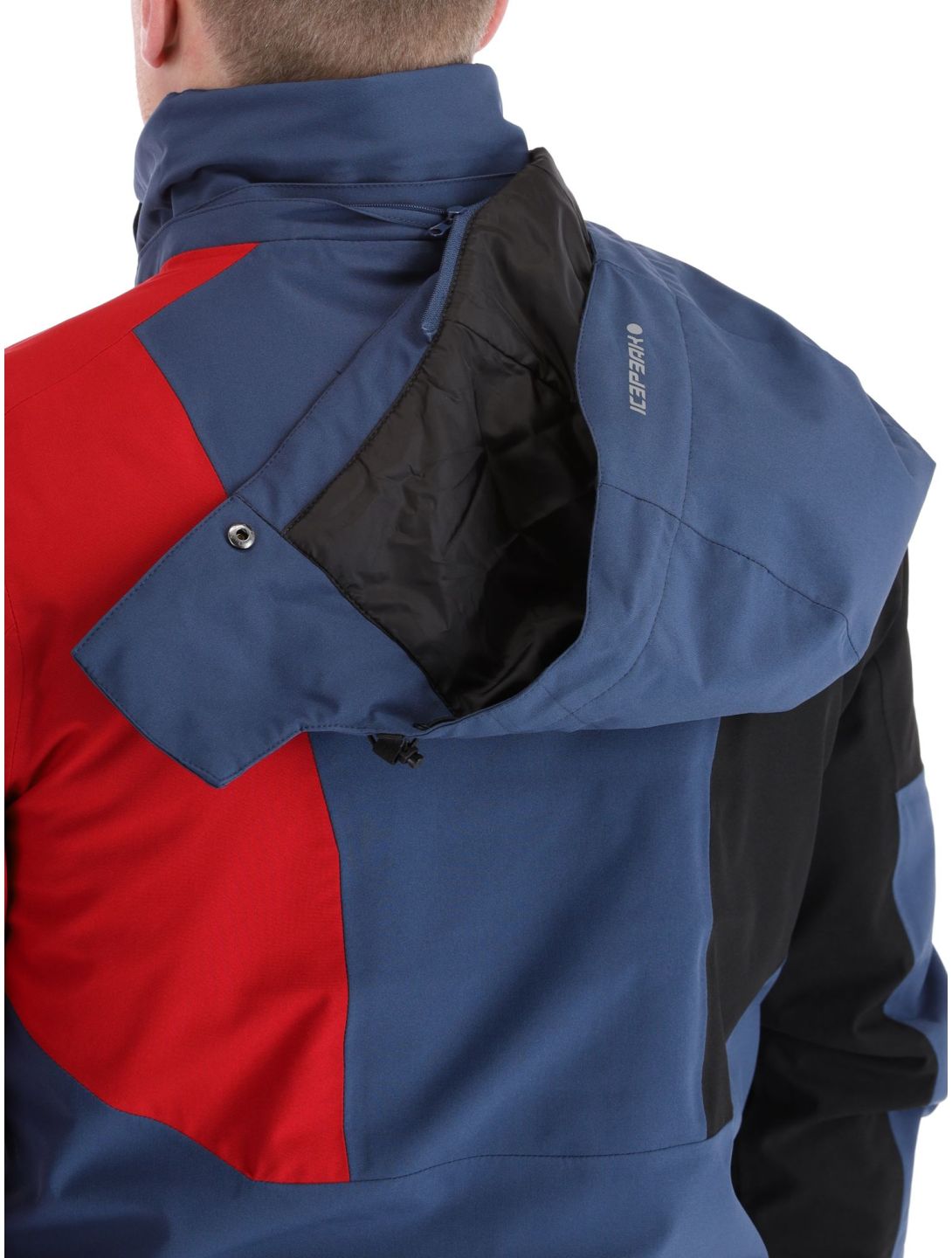 Icepeak, Fircrest veste de ski hommes Dark Blue noir, rouge 