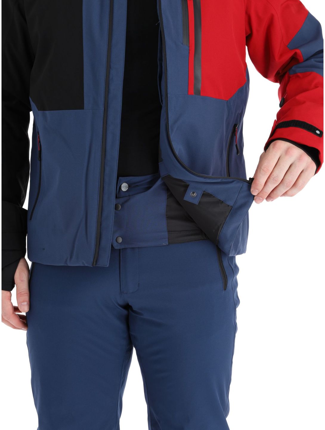 Icepeak, Fircrest veste de ski hommes Dark Blue noir, rouge 