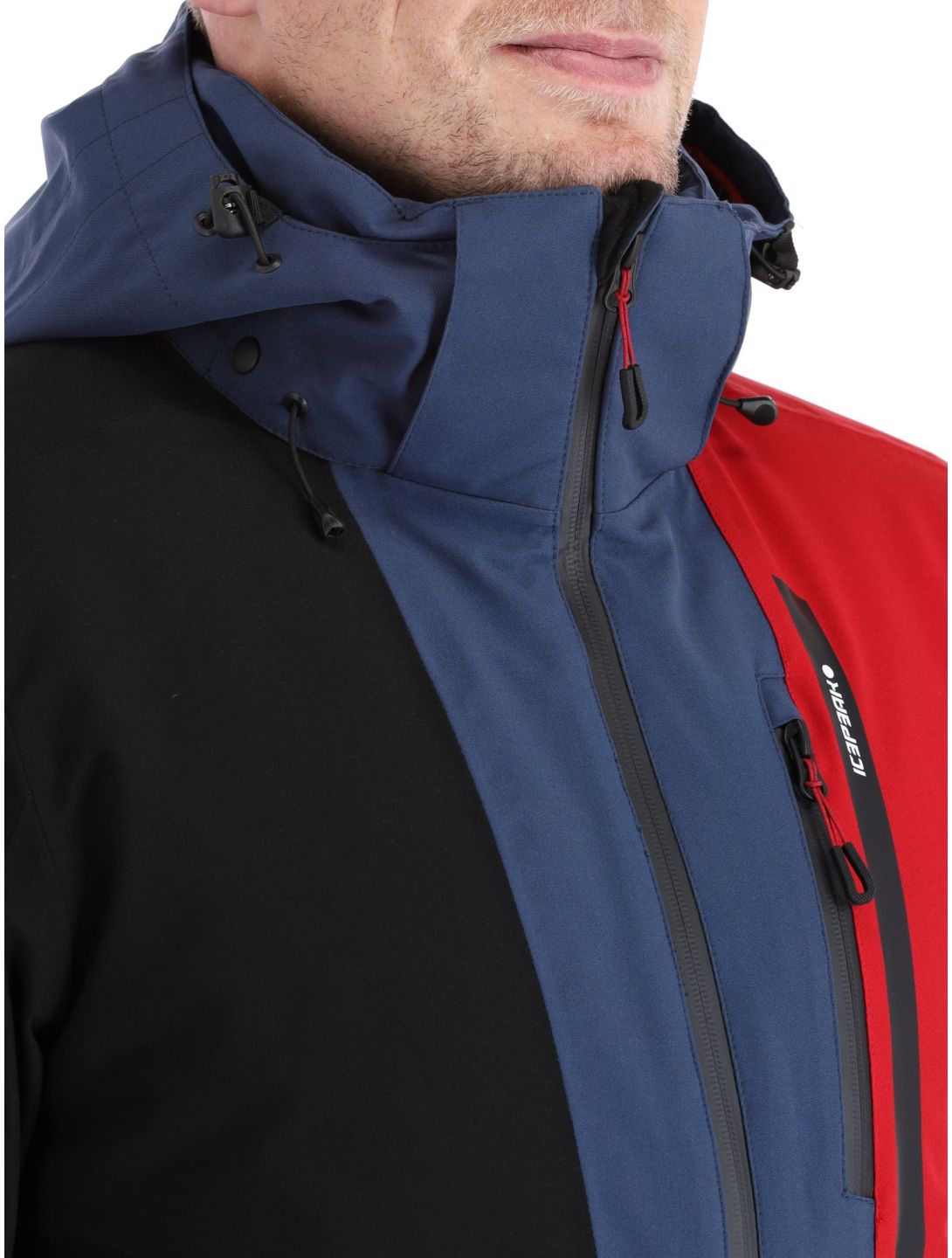 Icepeak, Fircrest veste de ski hommes Dark Blue noir, rouge 