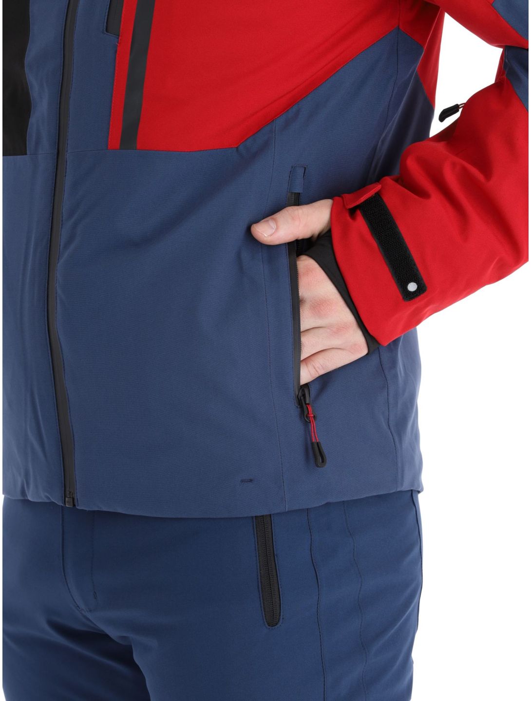 Icepeak, Fircrest veste de ski hommes Dark Blue noir, rouge 