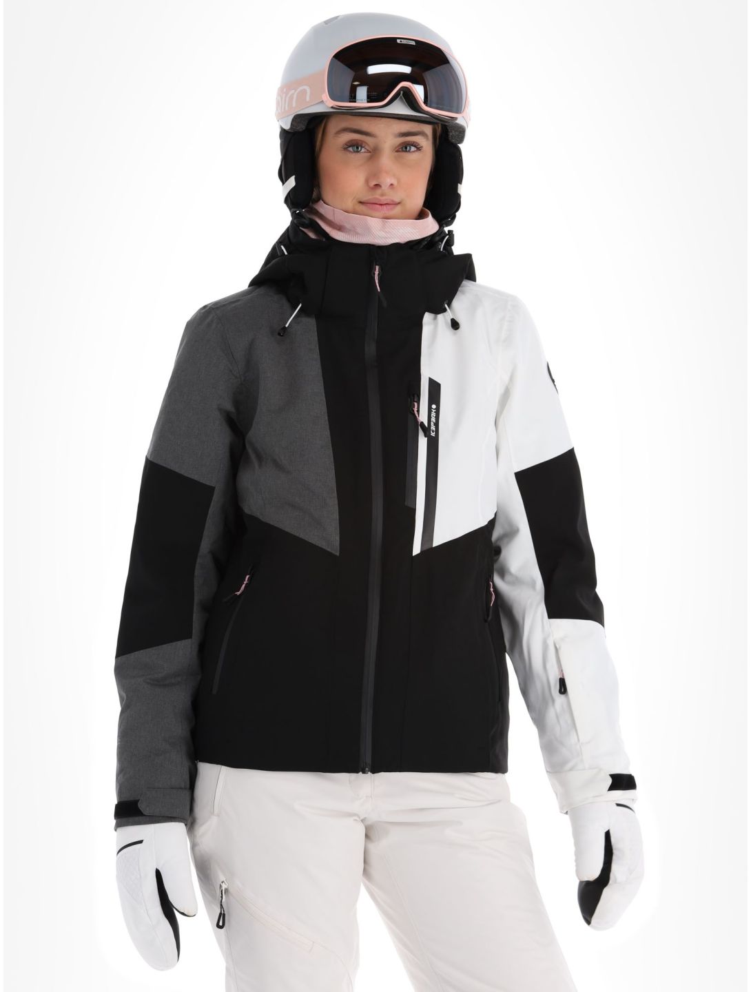 Icepeak, Fithian veste de ski femmes Black blanc, gris, noir 