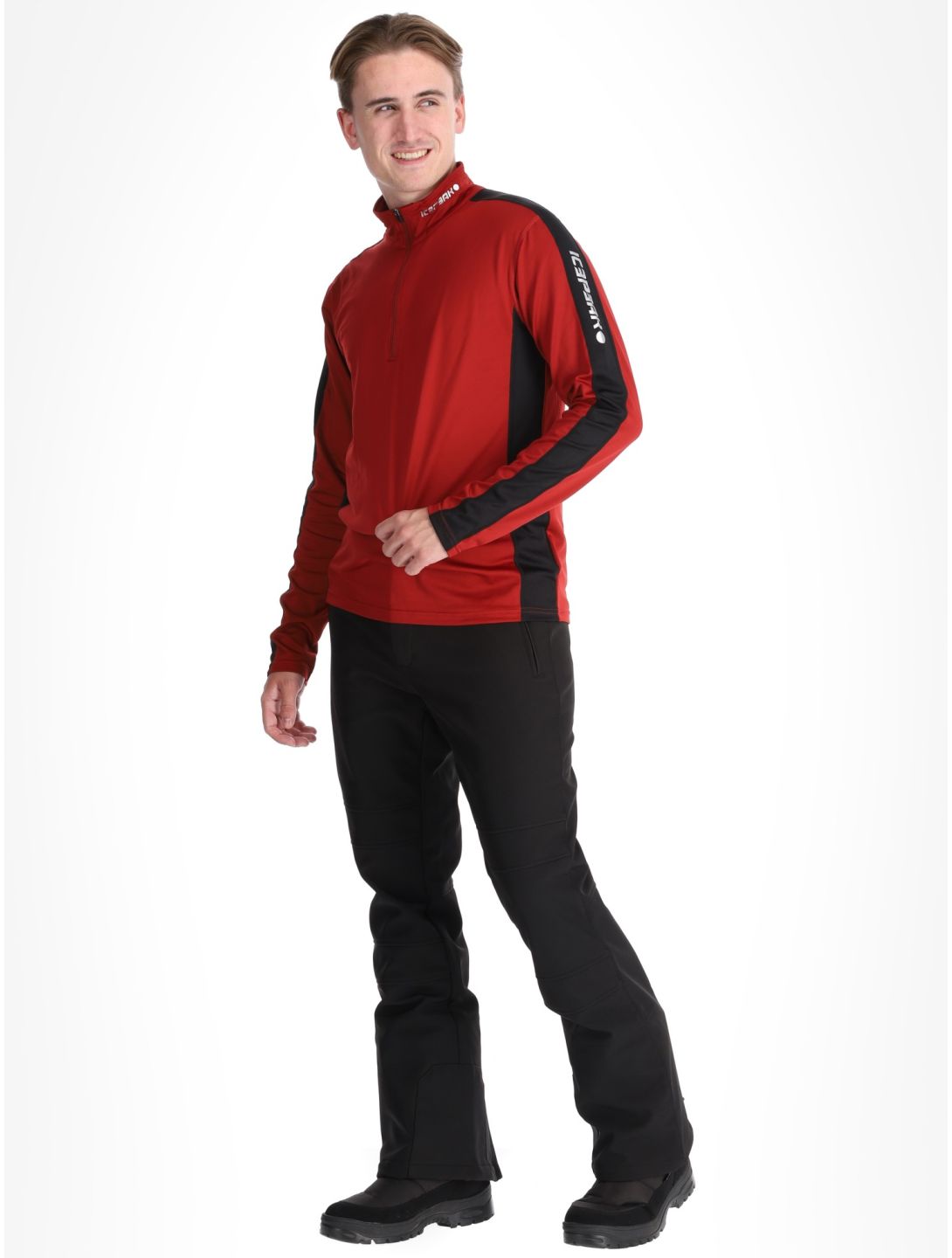 Icepeak, Fleminton pull de ski hommes Cranberry rouge 