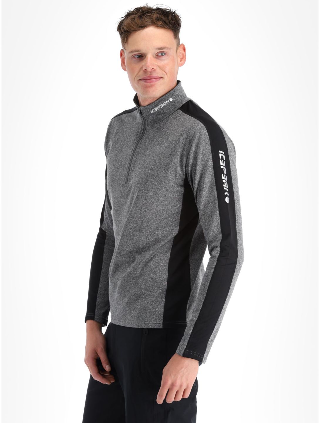 Icepeak, Fleminton pull de ski hommes Lead-Grey gris 