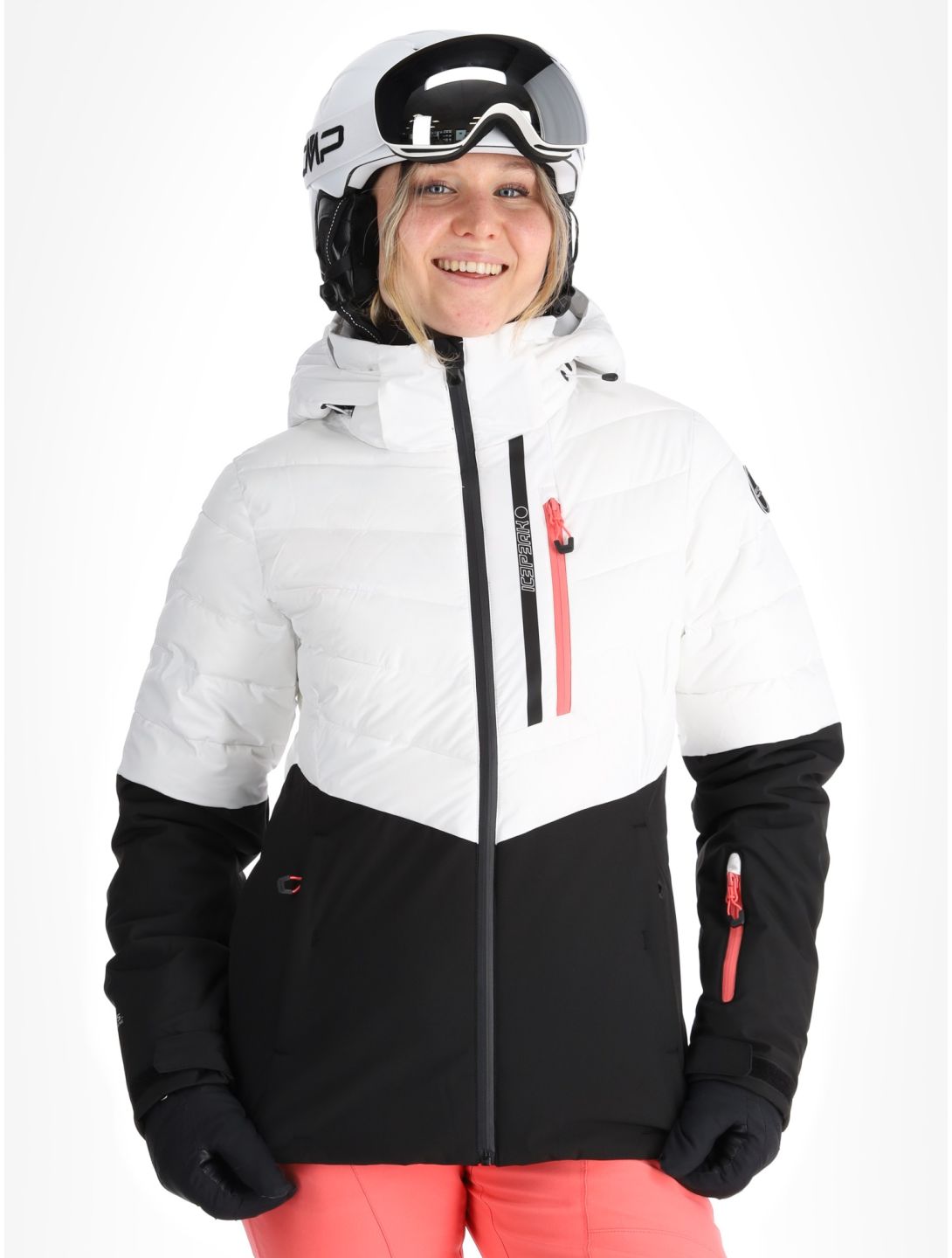 Icepeak, Florala veste de ski femmes Optic White blanc 