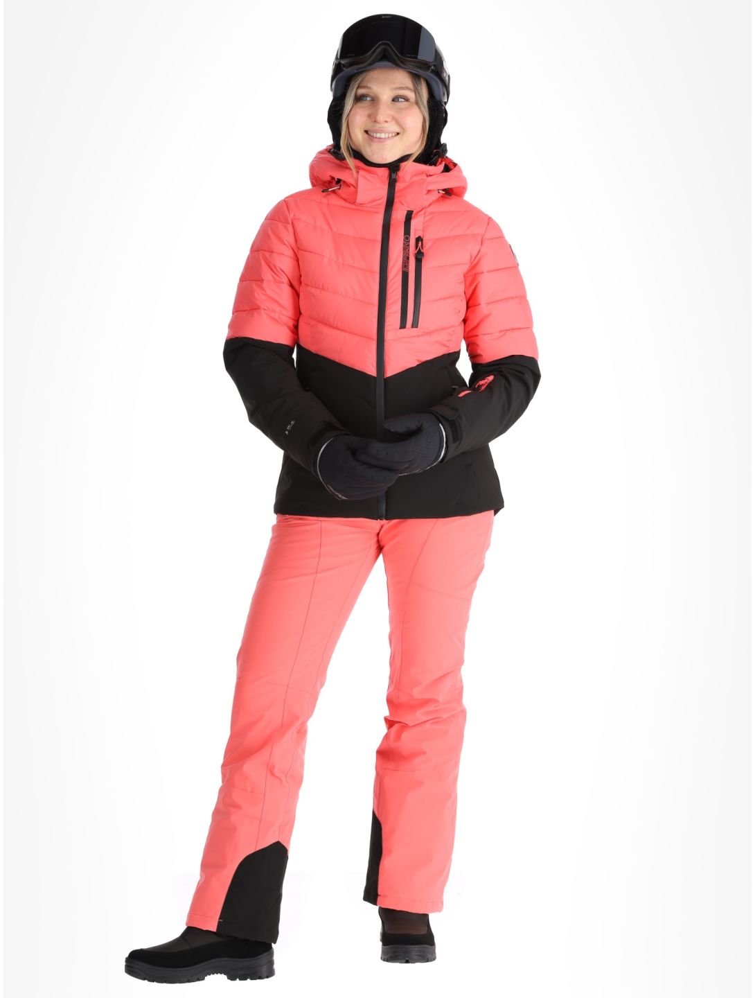 Icepeak, Florala veste de ski femmes Pink rose 