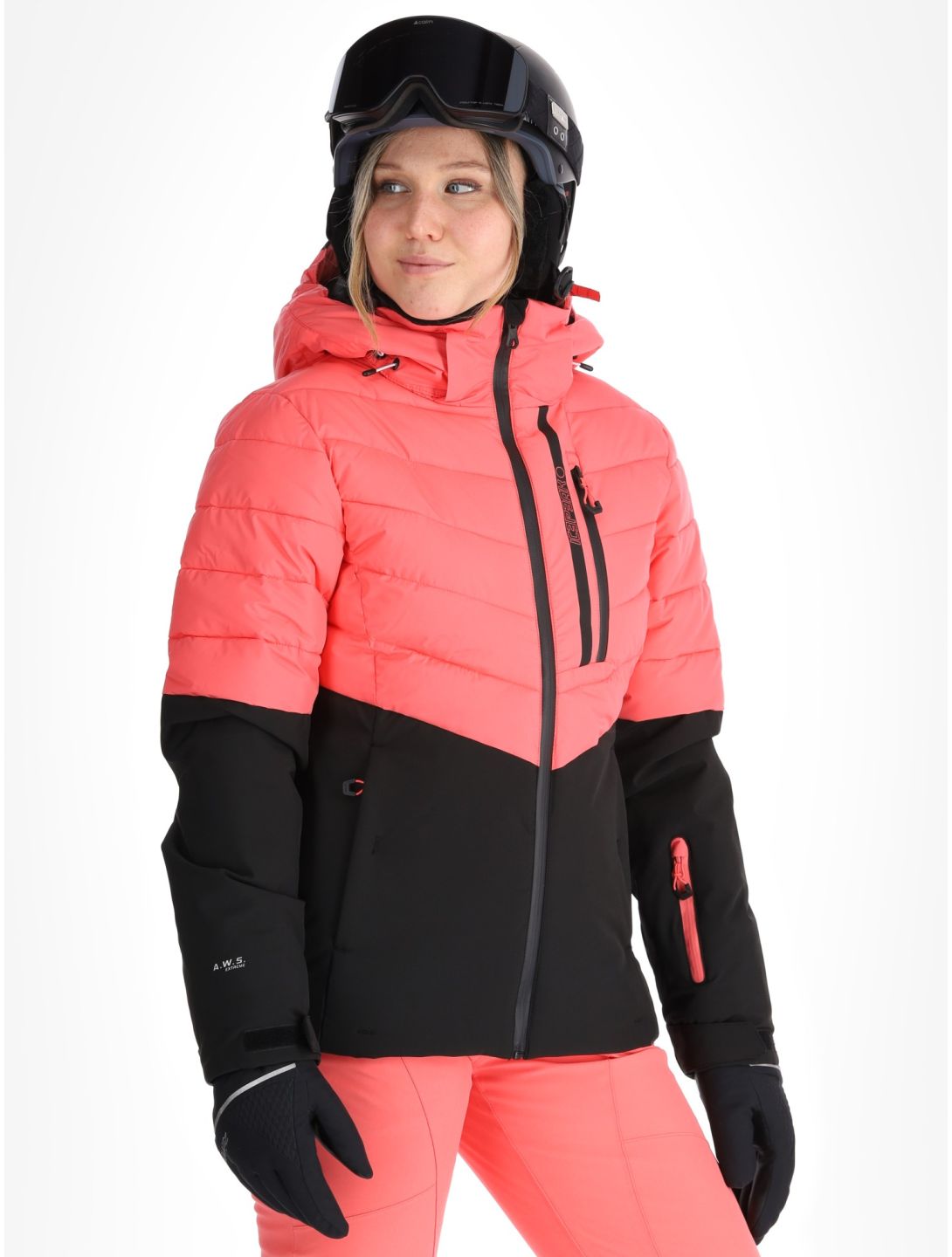 Icepeak, Florala veste de ski femmes Pink rose 