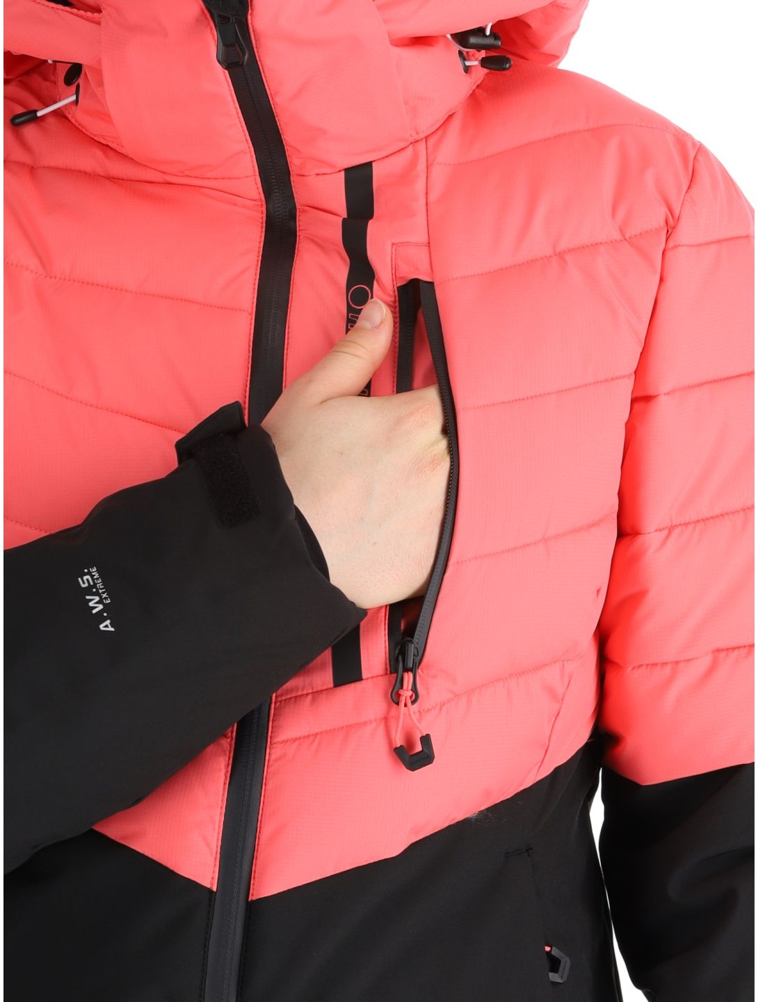 Icepeak, Florala veste de ski femmes Pink rose 