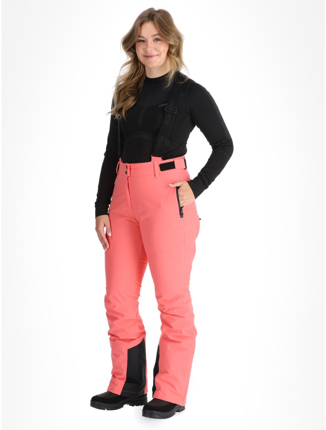 Icepeak, Florence pantalon de ski femmes Pink rose 