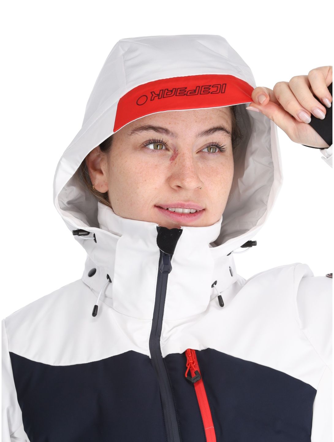 Icepeak, Flovilla veste de ski femmes Optic White blanc 