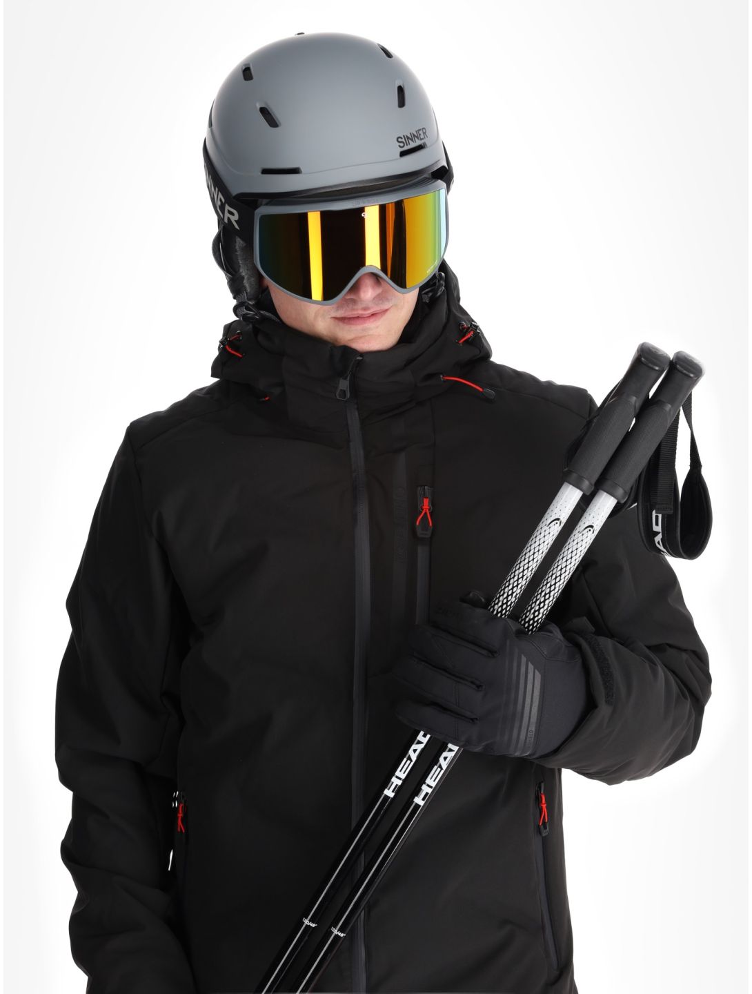 Icepeak, Foley veste de ski hommes Black noir 