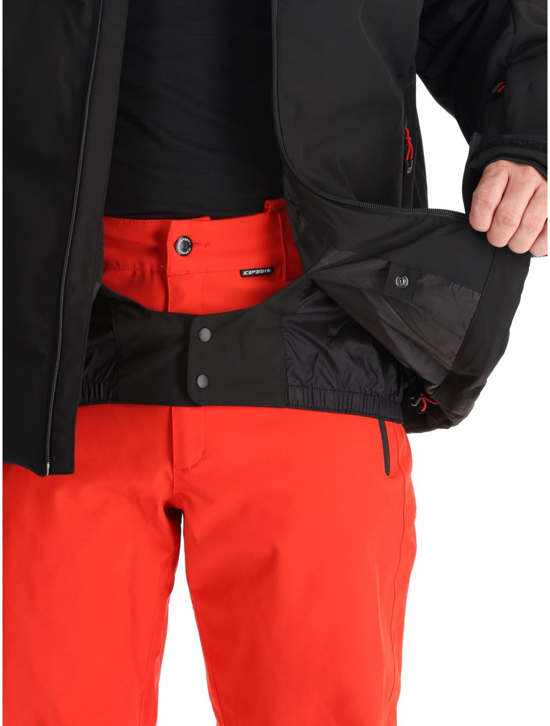 Icepeak, Foley veste de ski hommes Black noir 