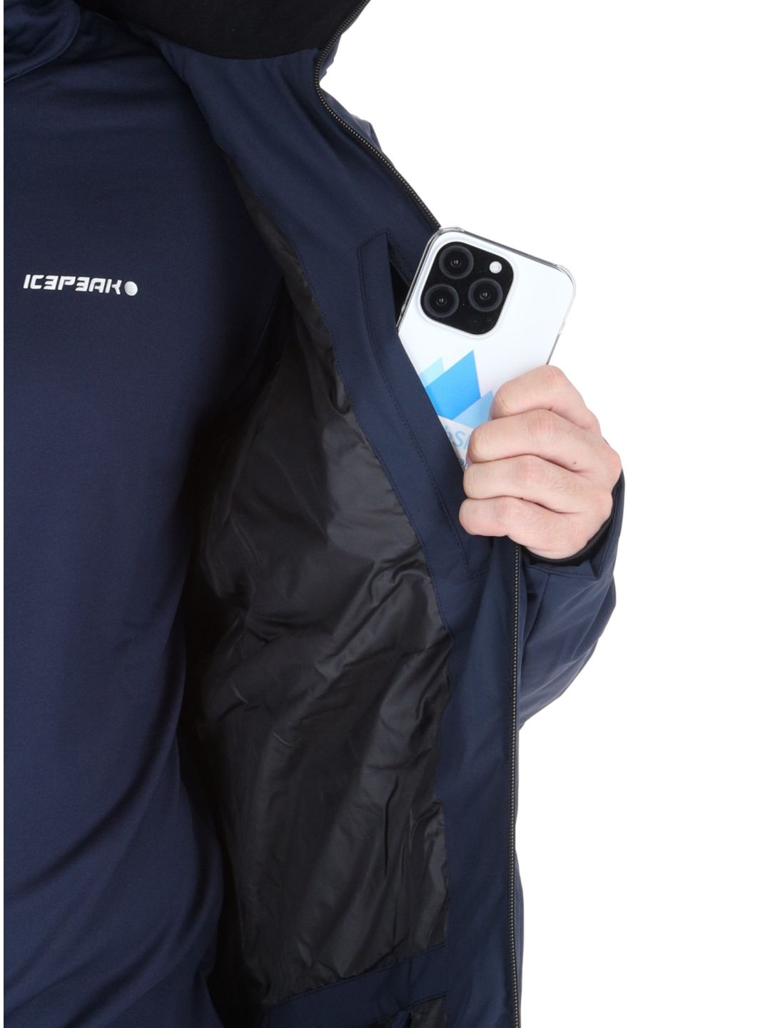 Icepeak, Foley veste de ski hommes Dark Blue bleu 