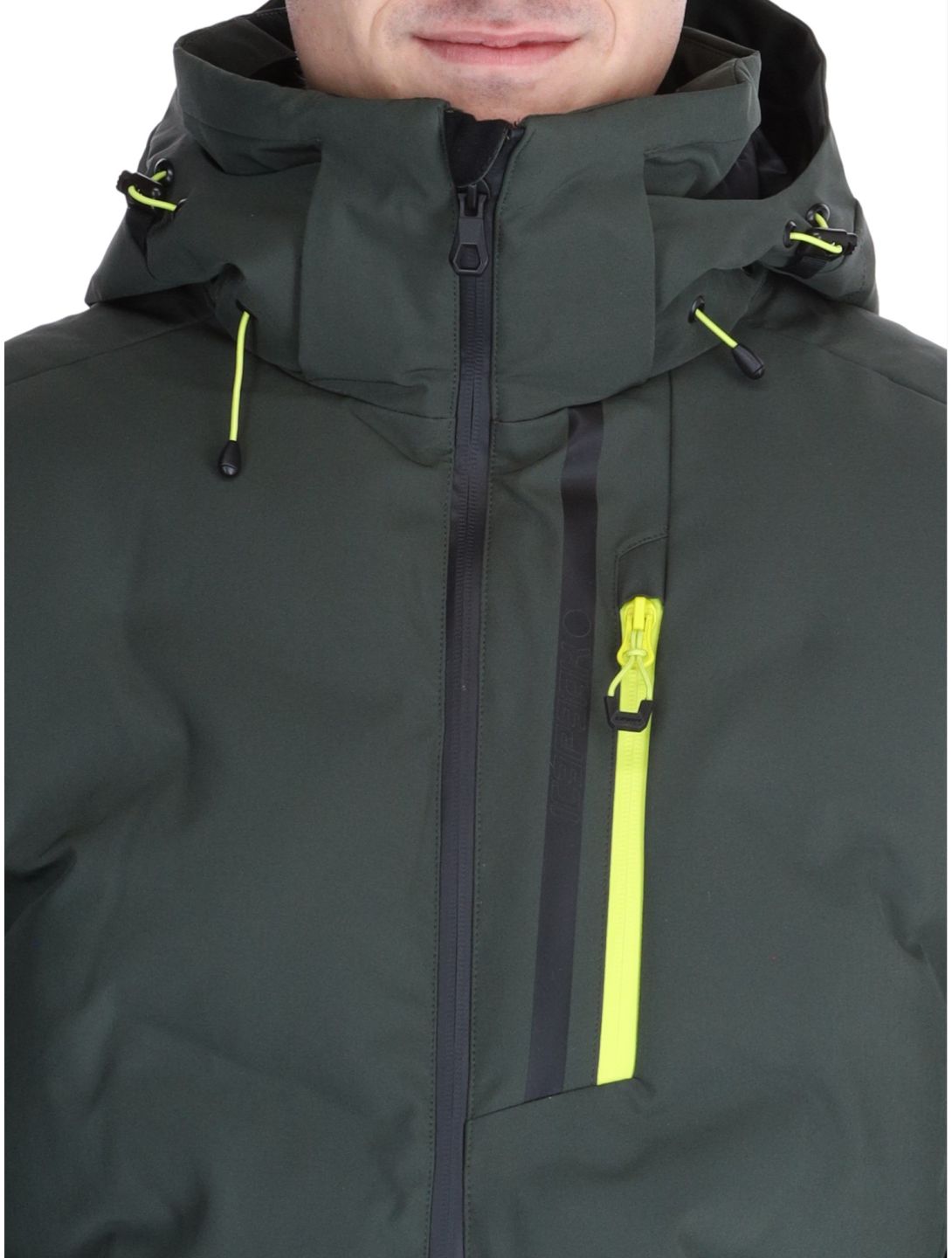 Icepeak, Foley veste de ski hommes Dark Olive vert 