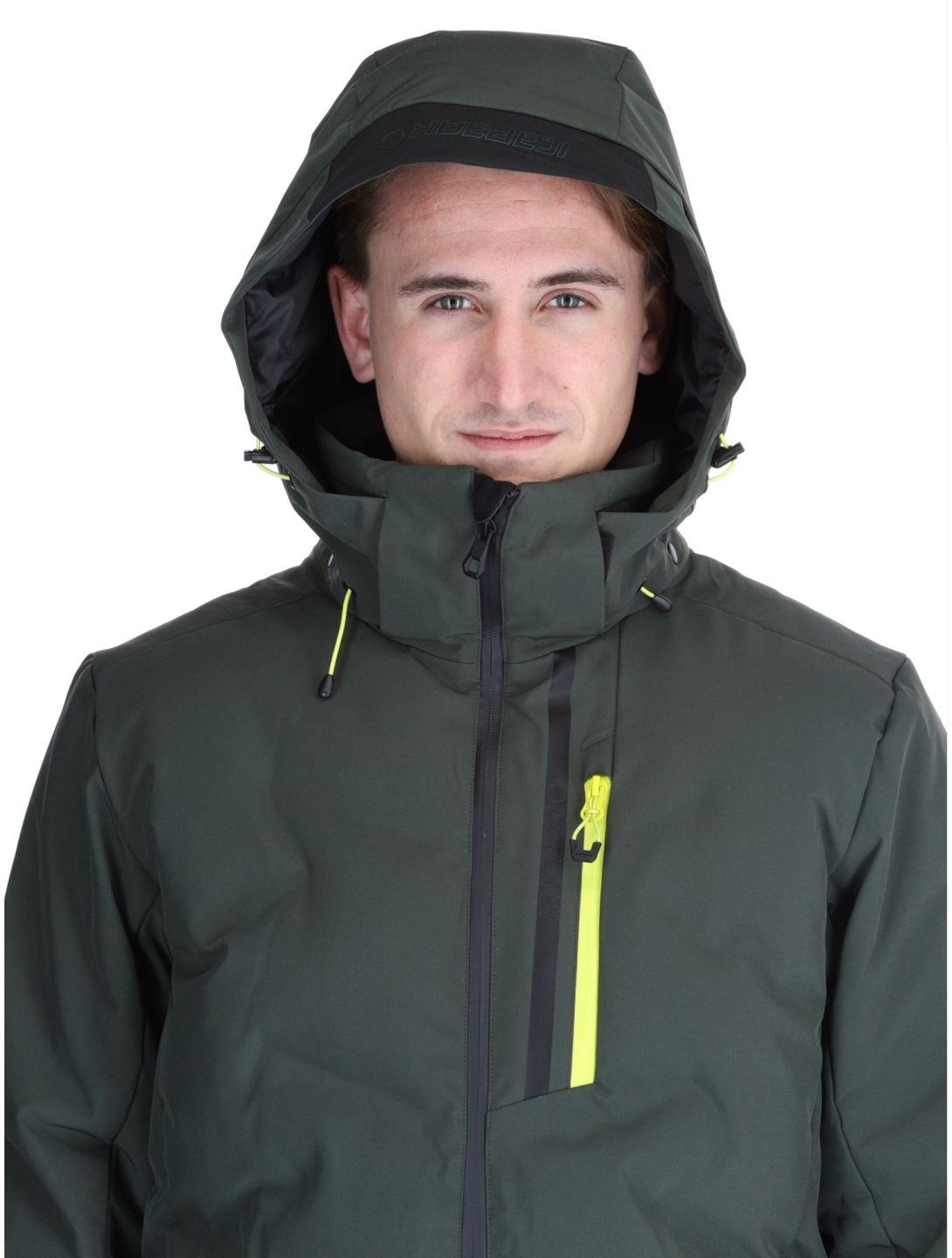 Icepeak, Foley veste de ski hommes Dark Olive vert 