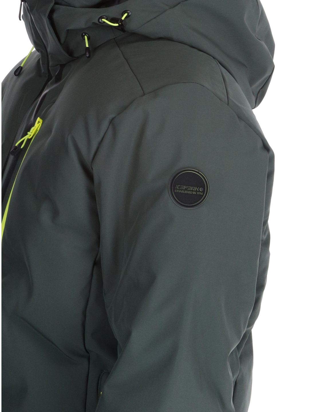 Icepeak, Foley veste de ski hommes Dark Olive vert 