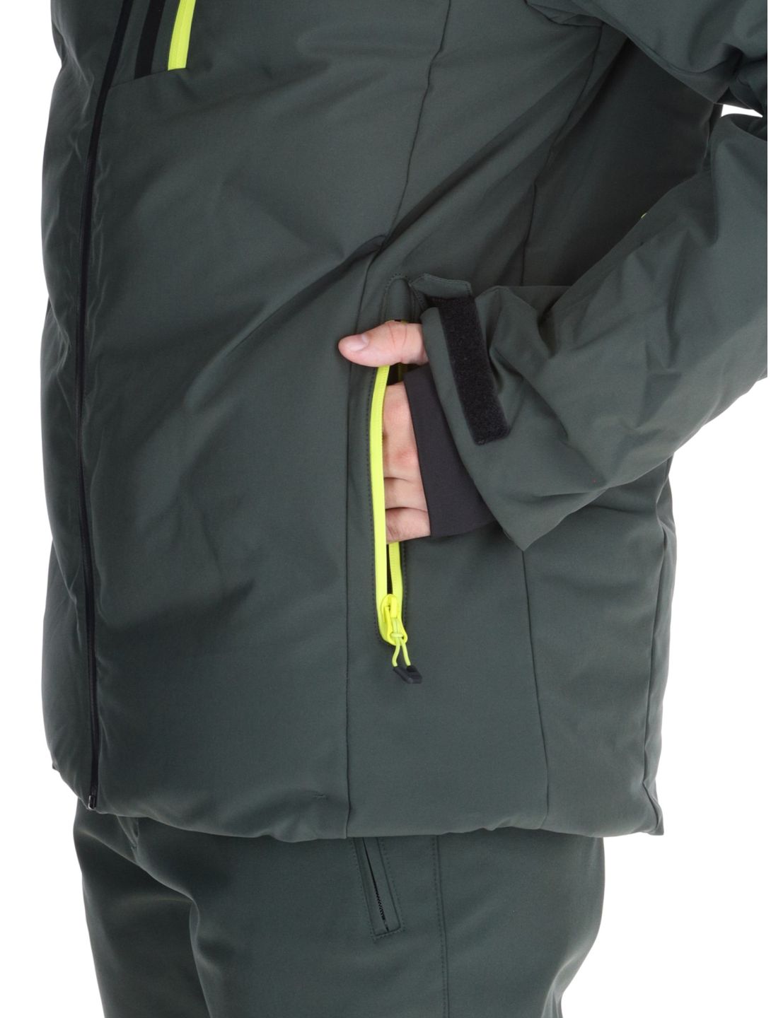 Icepeak, Foley veste de ski hommes Dark Olive vert 