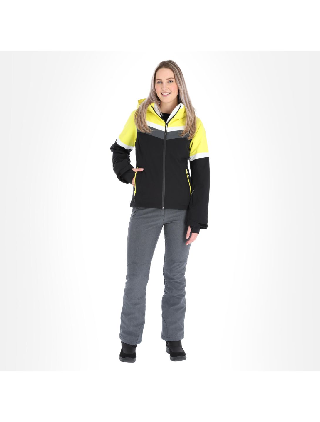 Icepeak, Folkston veste de ski femmes noir 