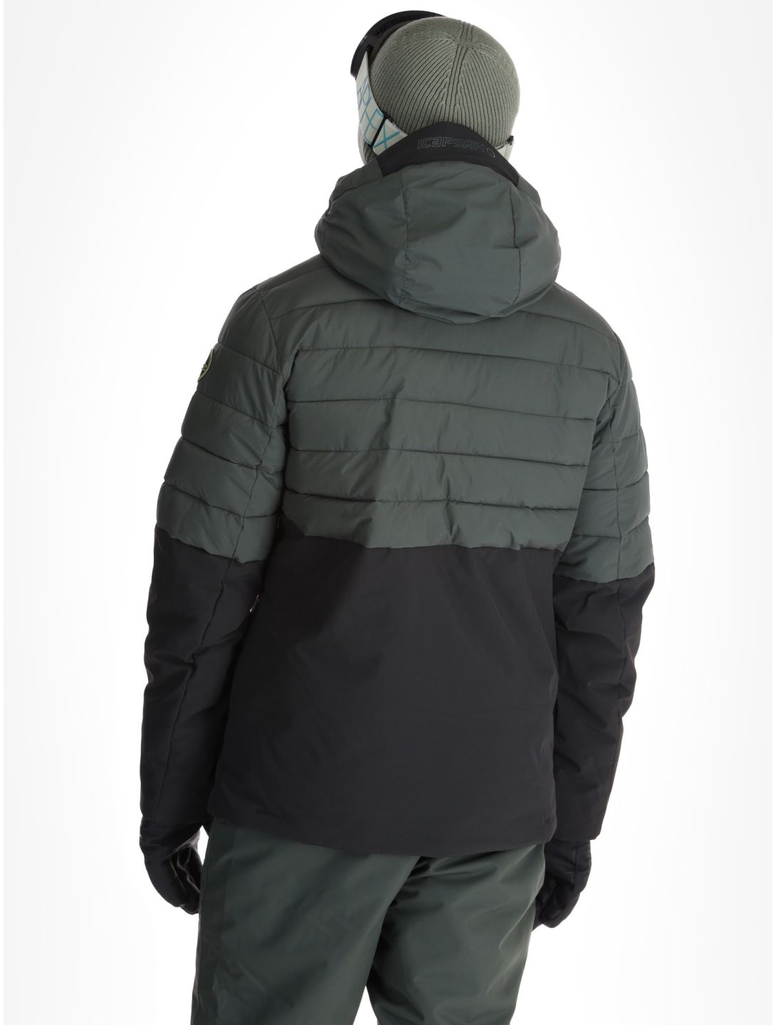 Icepeak, Folsom veste de ski hommes Dark Olive vert 