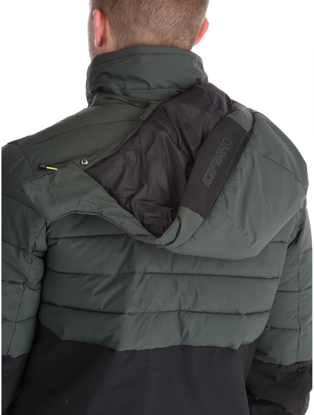 Icepeak, Folsom veste de ski hommes Dark Olive vert 