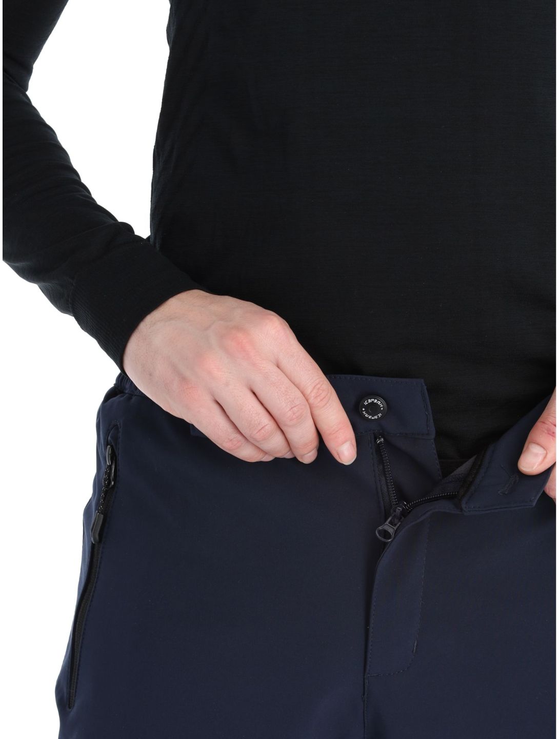 Icepeak, Frankfurt pantalon de ski en softshell hommes Dark Blue bleu 