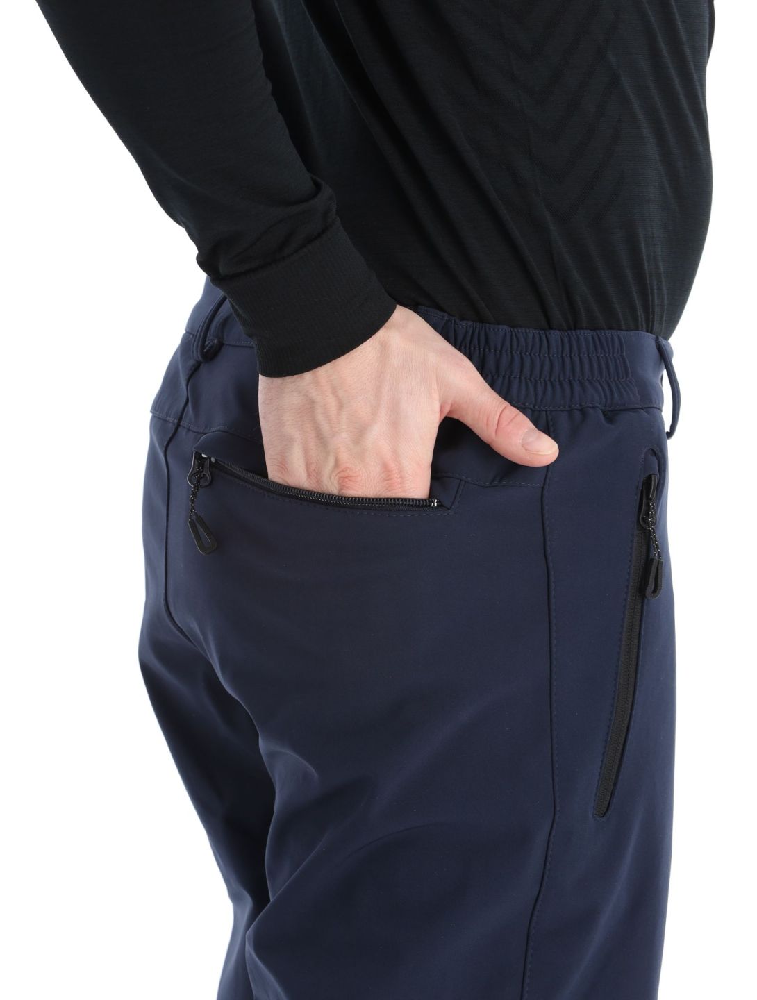 Icepeak, Frankfurt pantalon de ski en softshell hommes Dark Blue bleu 