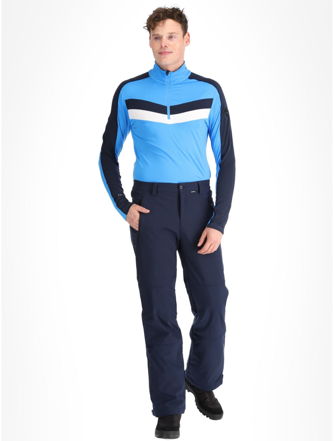 Icepeak, Frankfurt pantalon de ski en softshell hommes Dark Blue bleu 