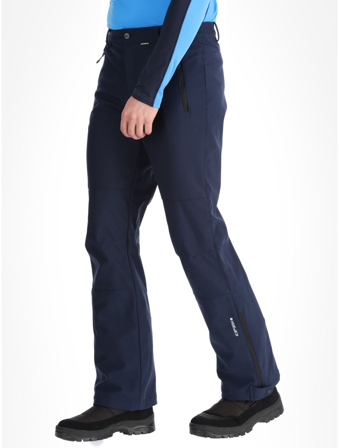 Icepeak, Frankfurt pantalon de ski en softshell hommes Dark Blue bleu 