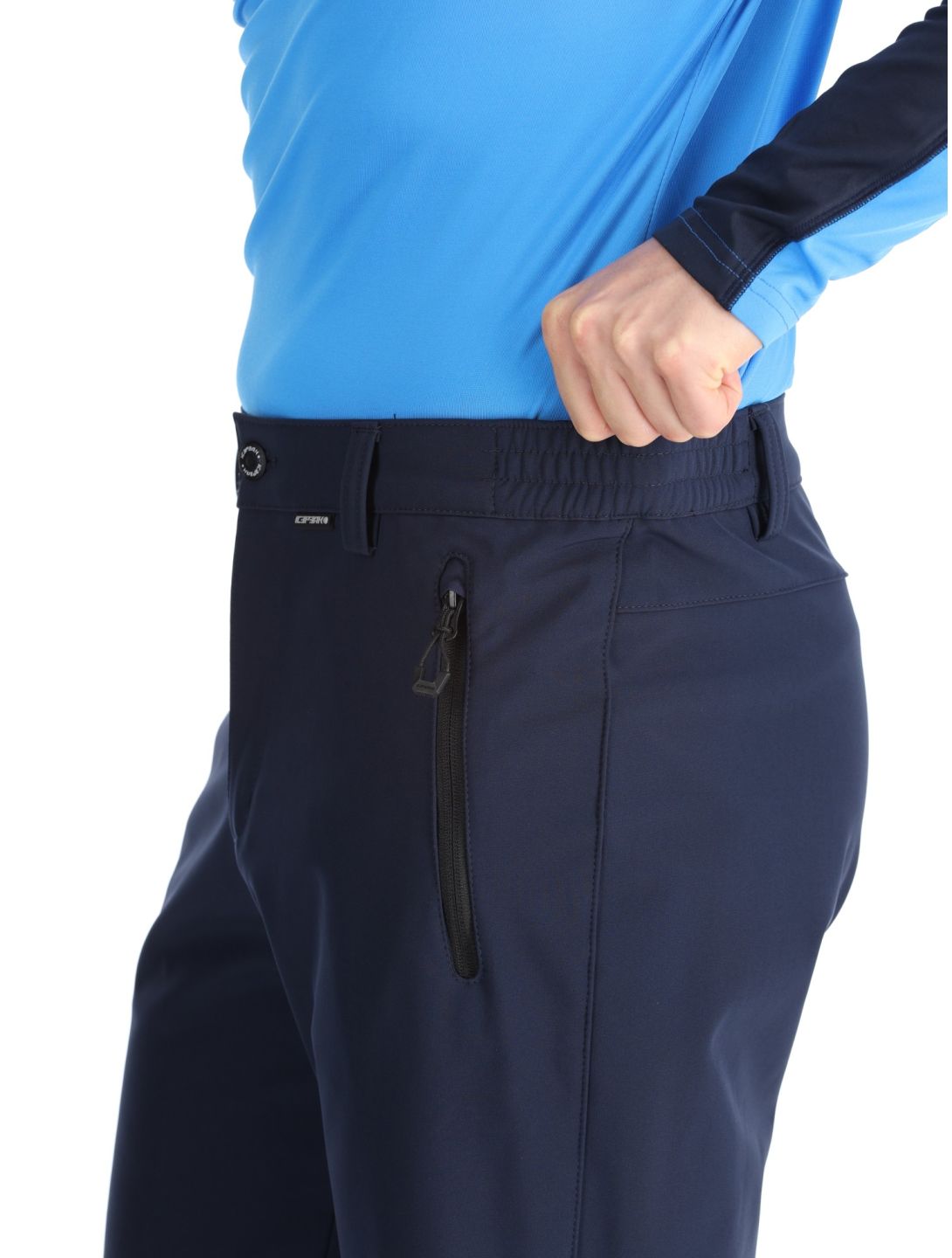 Icepeak, Frankfurt pantalon de ski en softshell hommes Dark Blue bleu 