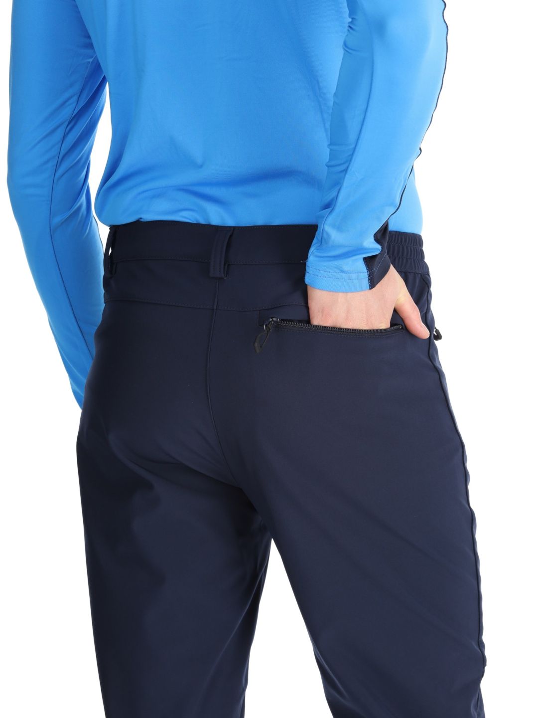 Icepeak, Frankfurt pantalon de ski en softshell hommes Dark Blue bleu 