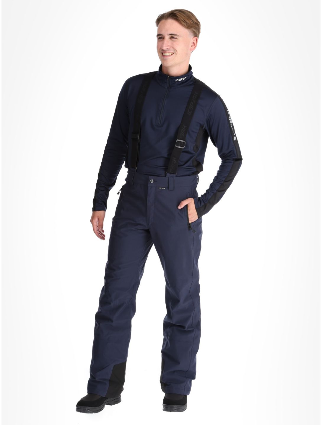 Icepeak, Freiberg pantalon de ski hommes Dark Blue bleu 