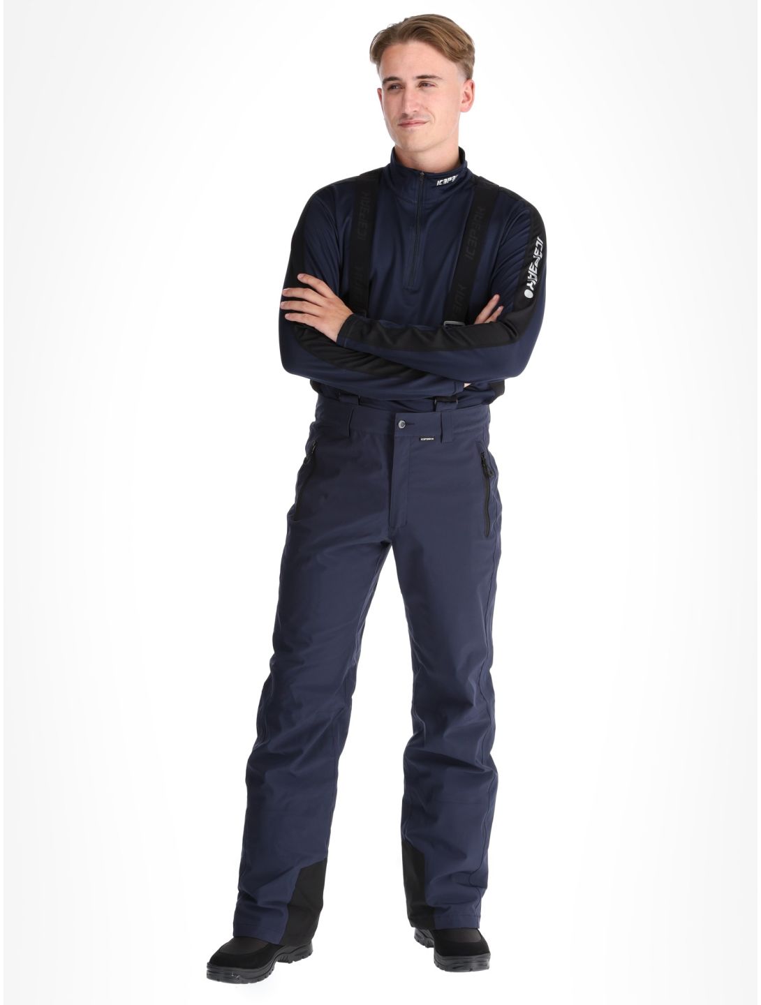 Icepeak, Freiberg pantalon de ski hommes Dark Blue bleu 