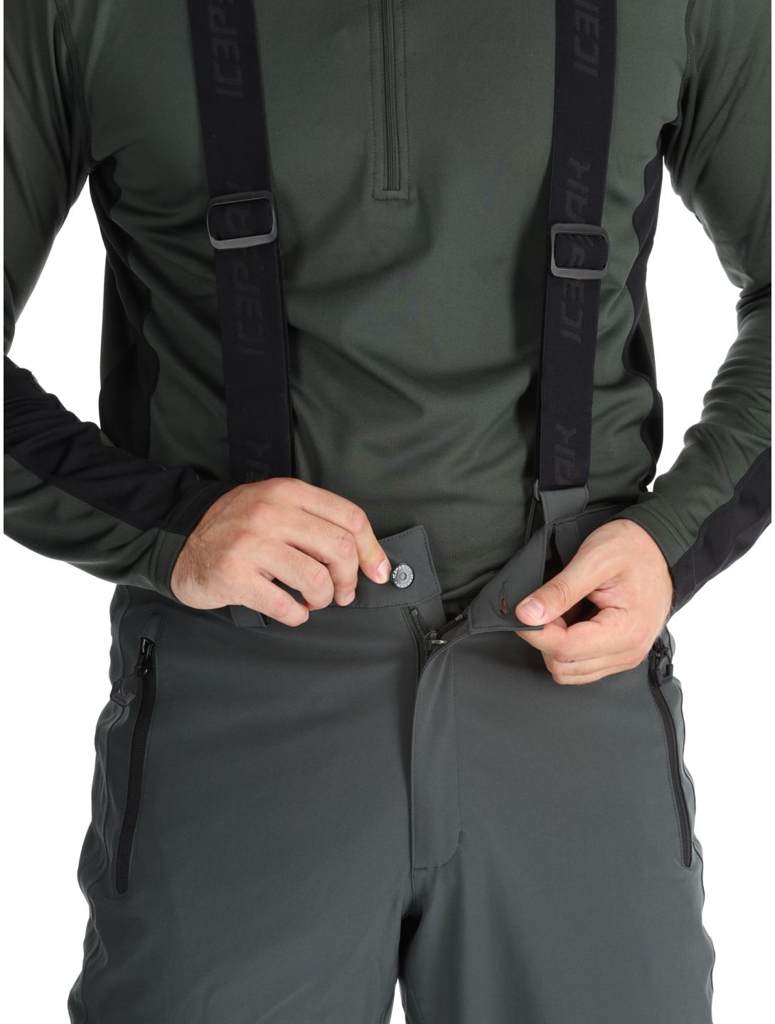 Icepeak, Freiberg pantalon de ski hommes Dark Olive vert 